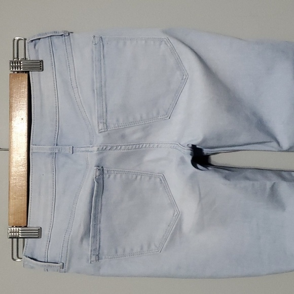 Old Navy Jeans Womens Size 2 Petite 2p Light Blue Super Skinny Rockstar - Picture 9 of 14